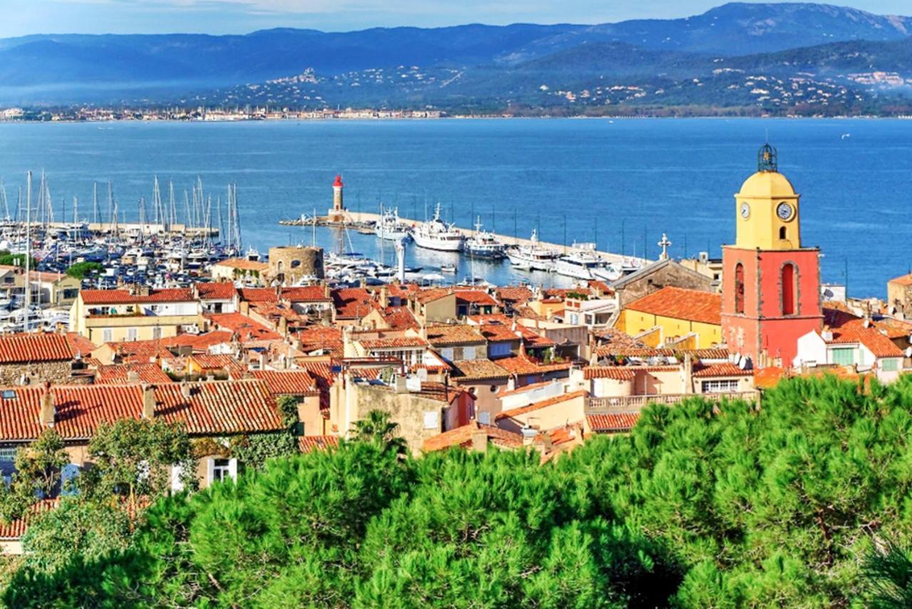 Maison Charmante A Cogolin Avec Vue Sur La Mer Et Piscine Екстериор снимка